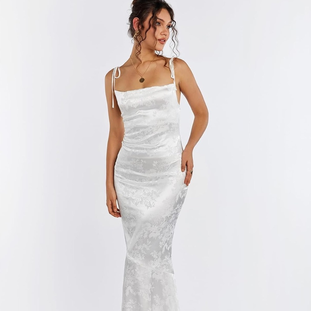 Satin Maxi Dress